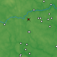 Nearby Forecast Locations - Kubinka - Map