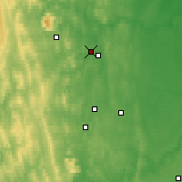 Nearby Forecast Locations - Lesnoy - Mapa