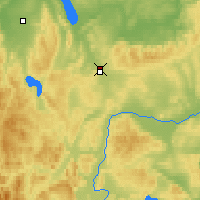 Nearby Forecast Locations - Uzhur - Mapa