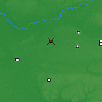 Nearby Forecast Locations - Borzna - Mapa