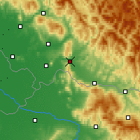 Nearby Forecast Locations - Khust - Map