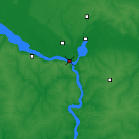 Nearby Forecast Locations - Dnipro - Map