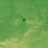 Nearby Forecast Locations - Dubno - Map