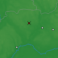 Nearby Forecast Locations - Horodnia - Mapa