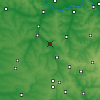 Nearby Forecast Locations - Kostiantynivka - Mapa