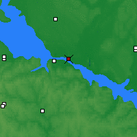 Nearby Forecast Locations - Kremenchuk - Map