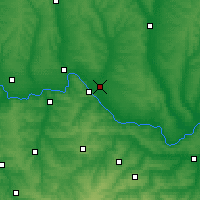 Nearby Forecast Locations - Sievierodonetsk - Mapa