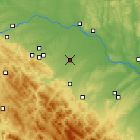 Nearby Forecast Locations - Stryi - Mapa