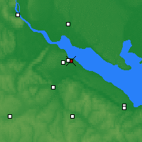 Nearby Forecast Locations - Cherkasy - Map
