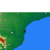 Nearby Forecast Locations - Thoothukudi - Map