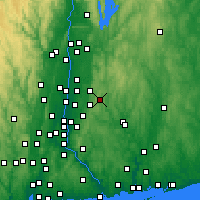 Nearby Forecast Locations - Tolland - Map