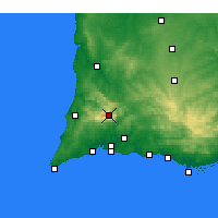 Nearby Forecast Locations - Monchique - Map