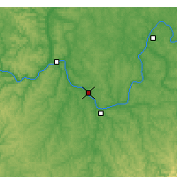 Nearby Forecast Locations - Ironton - Mapa