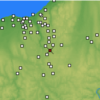 Nearby Forecast Locations - Tallmadge - Map