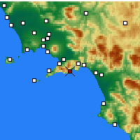 Nearby Forecast Locations - Amalfi - Map