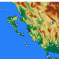 Nearby Forecast Locations - Igoumenitsa - Mapa