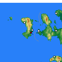 Nearby Forecast Locations - Ionia - Mapa