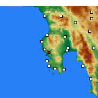 Nearby Forecast Locations - Nestoras - Mapa