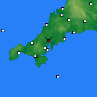 Nearby Forecast Locations - Truro - Mapa
