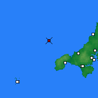 Nearby Forecast Locations - St Ives - Mapa