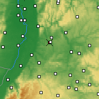 Nearby Forecast Locations - Sinsheim - Map