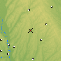 Nearby Forecast Locations - Harlan - Map