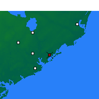 Nearby Forecast Locations - Mount Pleasant - Map