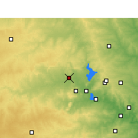 Nearby Forecast Locations - Llano - Map