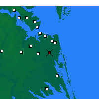 Nearby Forecast Locations - Chesapeake - Map