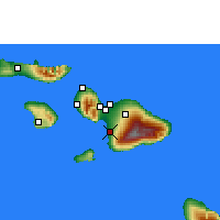Nearby Forecast Locations - Kihei - Map