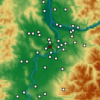 Nearby Forecast Locations - Tualatin - Map