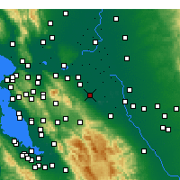 Nearby Forecast Locations - Byron - Mapa