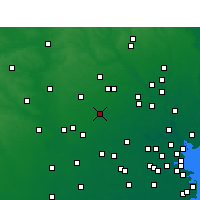Nearby Forecast Locations - Cypress - Mapa