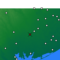 Nearby Forecast Locations - El Campo - Map