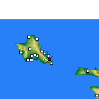 Nearby Forecast Locations - Waimānalo - Map