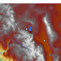 Nearby Forecast Locations - Mammoth Lakes - Map