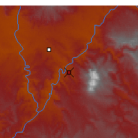 Nearby Forecast Locations - Moab - Mapa
