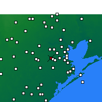 Nearby Forecast Locations - Pearland - Map
