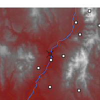 Nearby Forecast Locations - San Juan Pueblo - Mapa