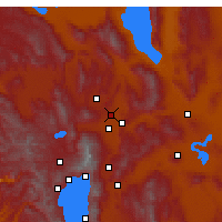 Nearby Forecast Locations - Sun Valley - Mapa