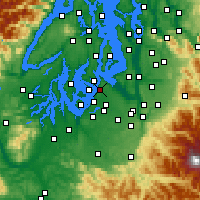 Nearby Forecast Locations - University Place - Map