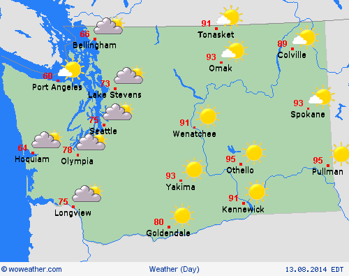 overview  USA Forecast maps