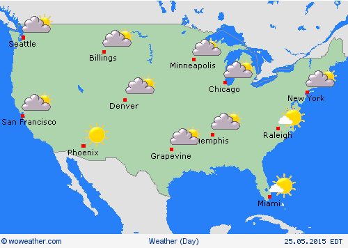 overview USA USA Forecast maps
