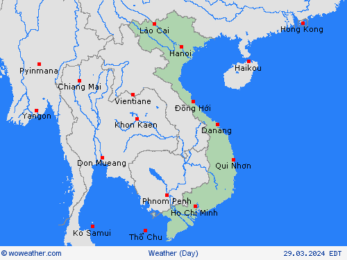 overview Vietnam Asia Forecast maps