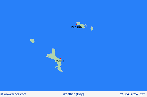 overview Seychelles Africa Forecast maps