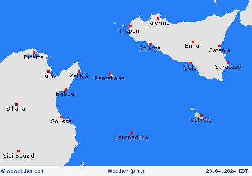 visión general Malta Europe Mapas de pronósticos