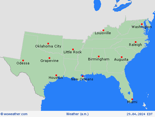 overview  Central America Forecast maps