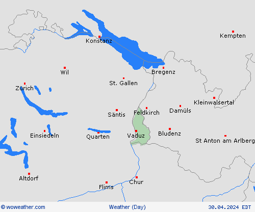 overview Liechtenstein Europe Forecast maps