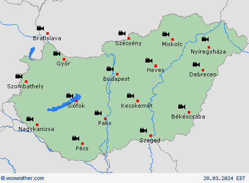 webcam Hungary Europe Forecast maps