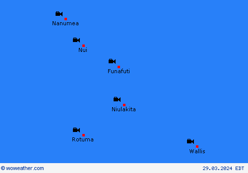 webcam Tuvalu Oceania Forecast maps
